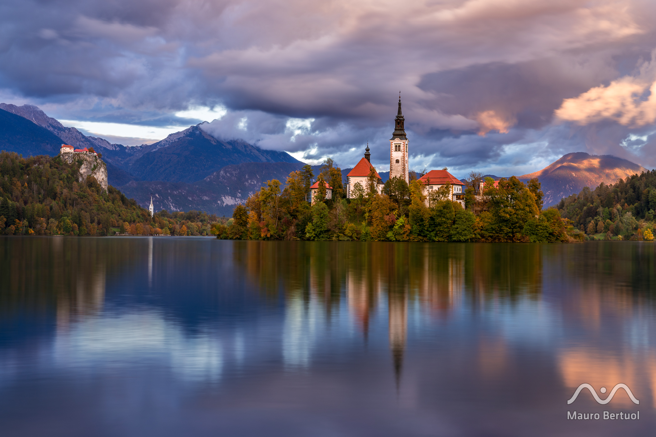 Sunset, Lake Bled, Slovenia